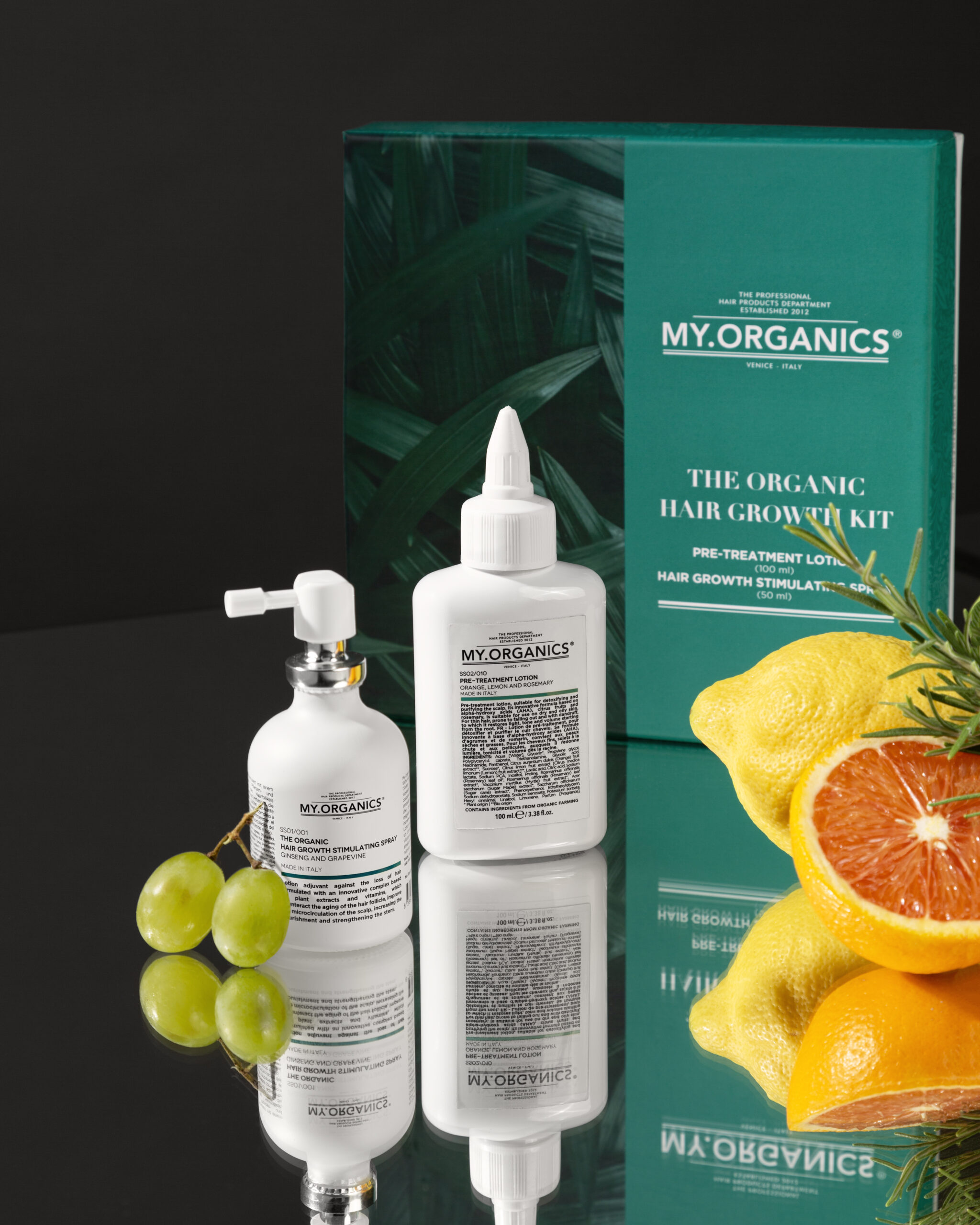 Hair growth kit spray stimulation 50 ml + pre-lotion 80 ml - Imagen 2